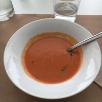 gazpacho andaluz at DASO - Carlos III in Barcelona