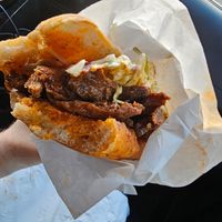 Pulled pork Sammie at NoButcher in Las Vegas