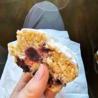 Blueberry lemon loaf (Icing was to die for) at NoButcher in Las Vegas