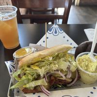 Pastrami with egg salad dressing   at NoButcher in Las Vegas