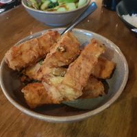 Salt and Pepper Eggplant at The Rice Den in St Leonards