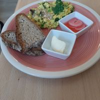 Tofu breakfast  at Buchta B in Brno