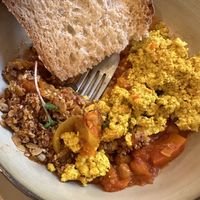 Pumpkin shakshuka  at Buchta B in Brno