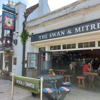 Outside at The Swan & Mitre in Bromley