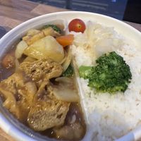 Tofu and veg curry   at Oriento in Edinburgh