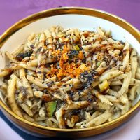 Pasta mit Trüffeln at Mimbelli in Orebic