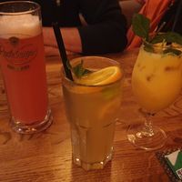 Lemonade, mango smoothie and guave beer at Vegan House - Alaunstraße in Dresden