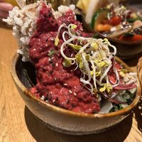 Coated tofu  at Vegan House - Alaunstraße in Dresden