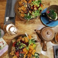 Two big vegan bowl - very delicious and filling at Vegan House - Alaunstraße in Dresden