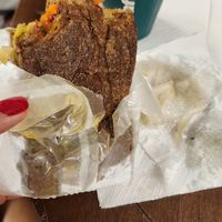 O pão mais escuro é porque está BANHADO em óleo. Nojento at Forcaffe in Porto Alegre