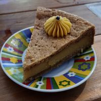 Torta de maracujá at Vegostices in Recife