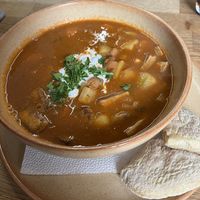 Goulash soup   at Élelem Etterem in Budapest