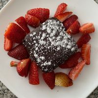 brownie  at Aló in Mexico City