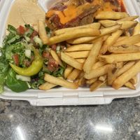 Vegan kebab plate  at Mangal BBQ in Stockholm