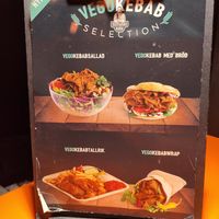 Vegan selection at Mangal BBQ in Stockholm