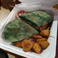 Vegan Panini & Sautéed Potatoes at Boca2 in Monteverde