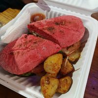 Vegan Panini & Sautéed Potatoes at Boca2 in Monteverde