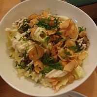 Radicchio and lentil salad at Naifs in South East London