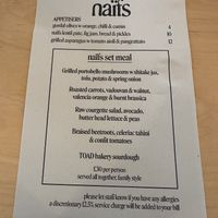 04/04/24  at Naifs in South East London