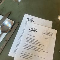   at Naifs in South East London