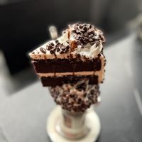 Vegan Crazy shake  at Disneyland - Black Tap in Anaheim