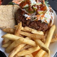 Vegan Nashville Hot  at Disneyland - Black Tap in Anaheim