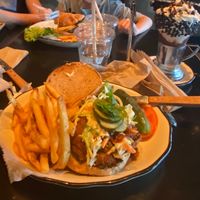 Vegan Nashville Hot  at Disneyland - Black Tap in Anaheim