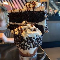 Vegan Black & White Shake   at Disneyland - Black Tap in Anaheim