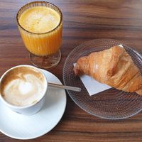 Freshly made orange juice (€ 3.50) at Pasticceria Toletta in Venice