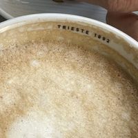 Cappuccino with soy milk   at Pasticceria Toletta in Venice