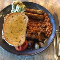Vegan breakfast  at The Dispensary in Newcastle Upon Tyne