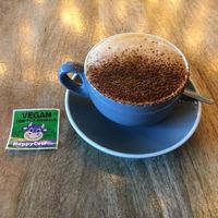 Oat cappuccino  at The Dispensary in Newcastle Upon Tyne