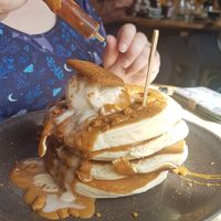 Lotus biscoff pancakes at The Dispensary in Newcastle Upon Tyne