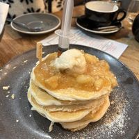 Apple crumble pancakes   at The Dispensary in Newcastle Upon Tyne