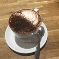 Vegan Dark Hot Chocolate  at Naked Coffee in Bournemouth