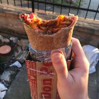 Seitan wrap at Don Pepe in Budapest