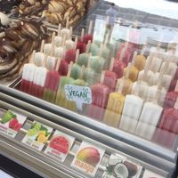 Vegan labelled  at Sa Gelateria Gelats Artesans  in Girona