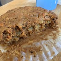 Vegan carrot ginger muffin at Flour Bakery and Cafe - Back Bay Station in Boston