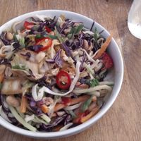 vegane Bowl at Sunny Side Up - Westend in Frankfurt