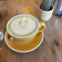 Matcha latte  at Sunny Side Up - Westend in Frankfurt