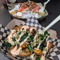 Squash and kale, Vietnamese salad with chili sauce at Gay4U - Pop Up in Portland