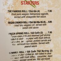 Menu at Sweet Basil in Beaumont