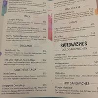menu at The Vegan Choice in Miami