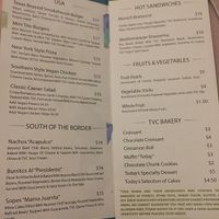 menu at The Vegan Choice in Miami