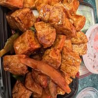 General tso’s ginormous tofu order   at China Taste in Carmel