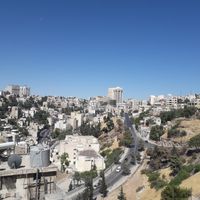 Amazing view from the terrace at Manara Arts & Culture in Amman