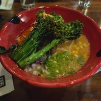 Flying vegan ramen at JINYA Ramen Bar in Washington
