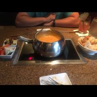 Vegan cheese fondue! at The Melting Pot in King Of Prussia
