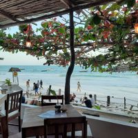 View at Mr Kahawa in Zanzibar