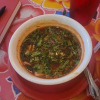 Dipping soup for tacos #Veganuary at El Ponce in Atlanta